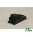 Knight KRB7 In-Line Rolling Block Muzzle Loaders - Red Fiber Optic Rear Sight Assembly 